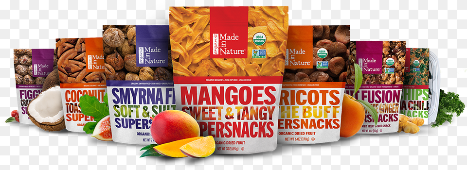 Made In Nature Organic Mango 28 Oz 3 Pack, Food, Fruit, Plant, Produce Free Png