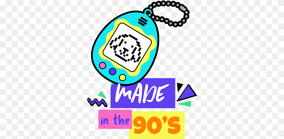 Made In The 90s Nostalgic Tamagotchi Gift Fleece Blanket 1990s, Qr Code Free Png Download