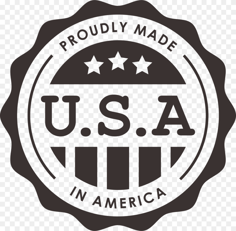 Made In Usa Large Gray Love, Symbol, Badge, Logo, Ammunition Png Image