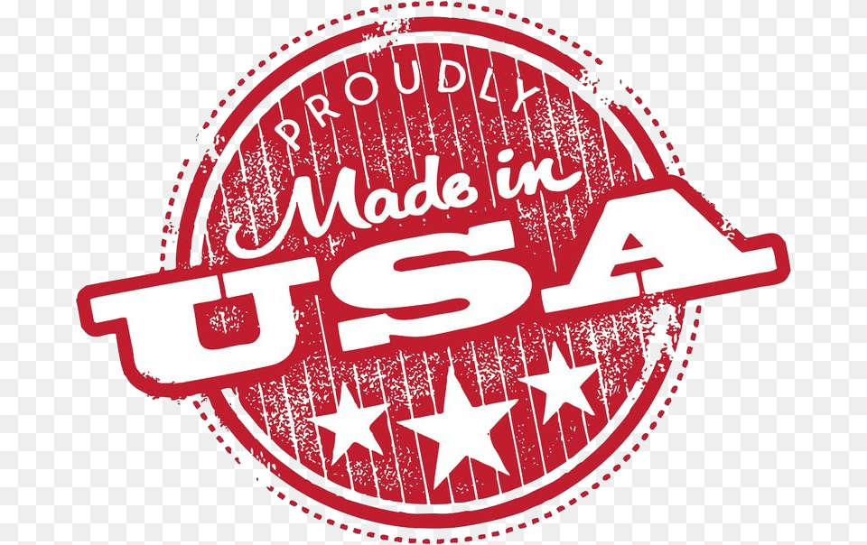 Made In Usa Made In The Usa Logo Vintage, Sticker Free Png Download