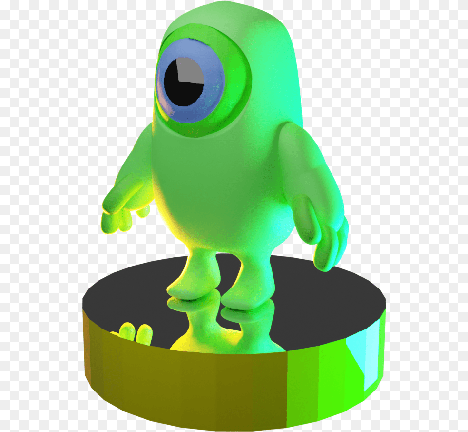 Made Jacksepticeye Fall Guy In 3d Hope Fictional Character, Green, Animal, Bear, Mammal Free Png