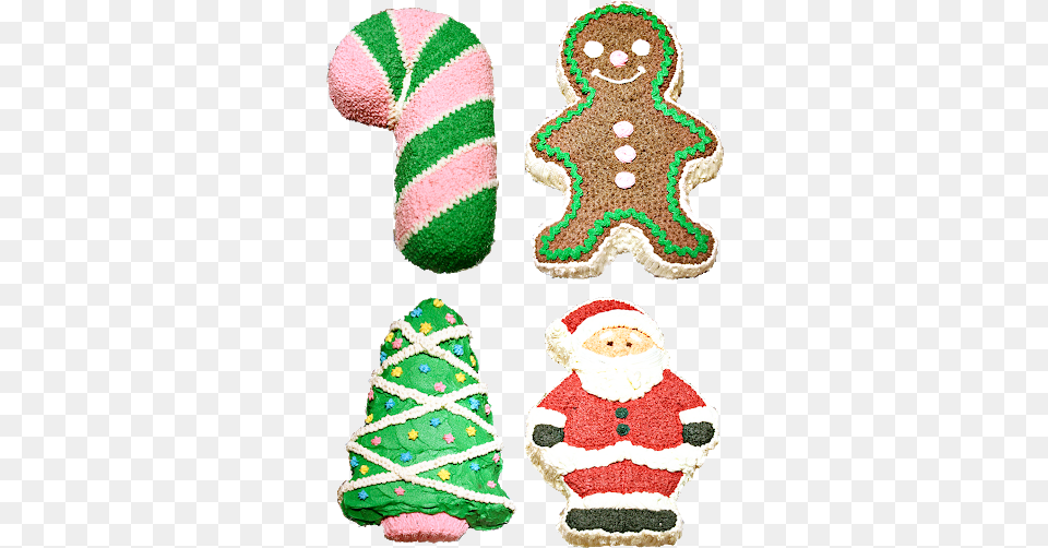Made Some Christmas Decorations Cute Cupcake Liners, Cookie, Cream, Dessert, Food Png Image
