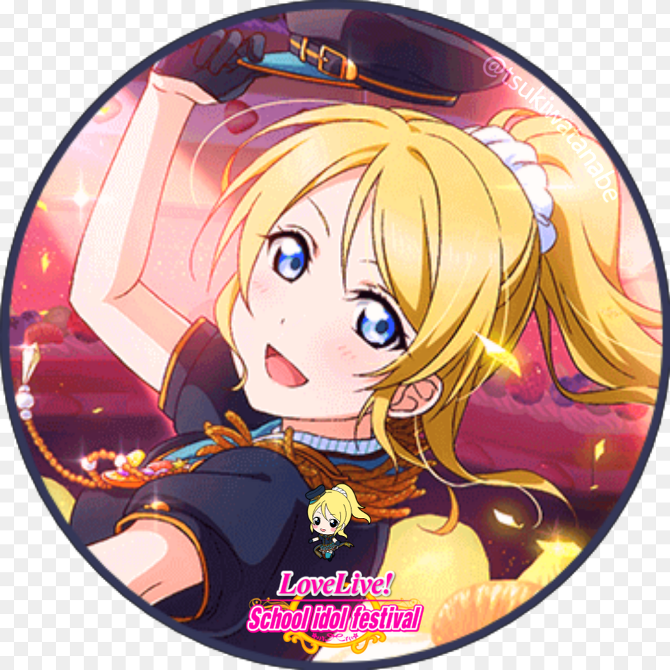 Made This Icon Profile Edit Of Eli Ayase Cartoon, Book, Comics, Publication, Baby Free Transparent Png