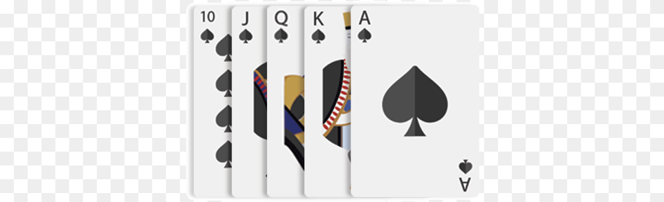 Made Up Of Ace King Queen Jack And Ten Of The Same Hand Poker, Text Free Png