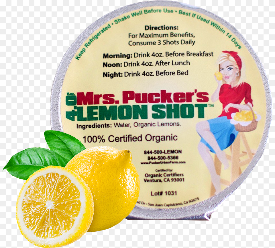 Made With 100 Certified Organic Lemons Packed With Health, Citrus Fruit, Plant, Lemon, Produce Png Image