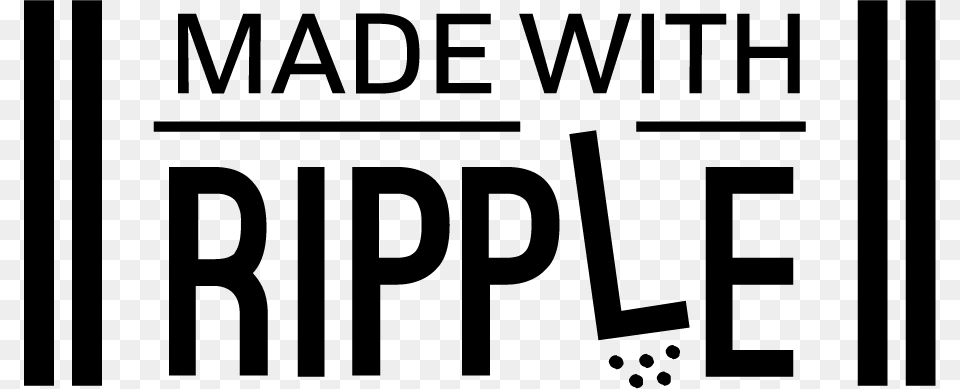Made With Ripple Portable Network Graphics, Sign, Symbol, Text, Road Sign Png