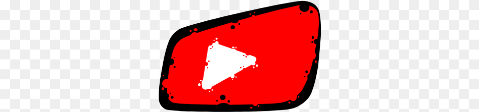 Made Youtubes Logo In The Persona 5 Dot, Triangle, Food, Ketchup, Lighting Png Image