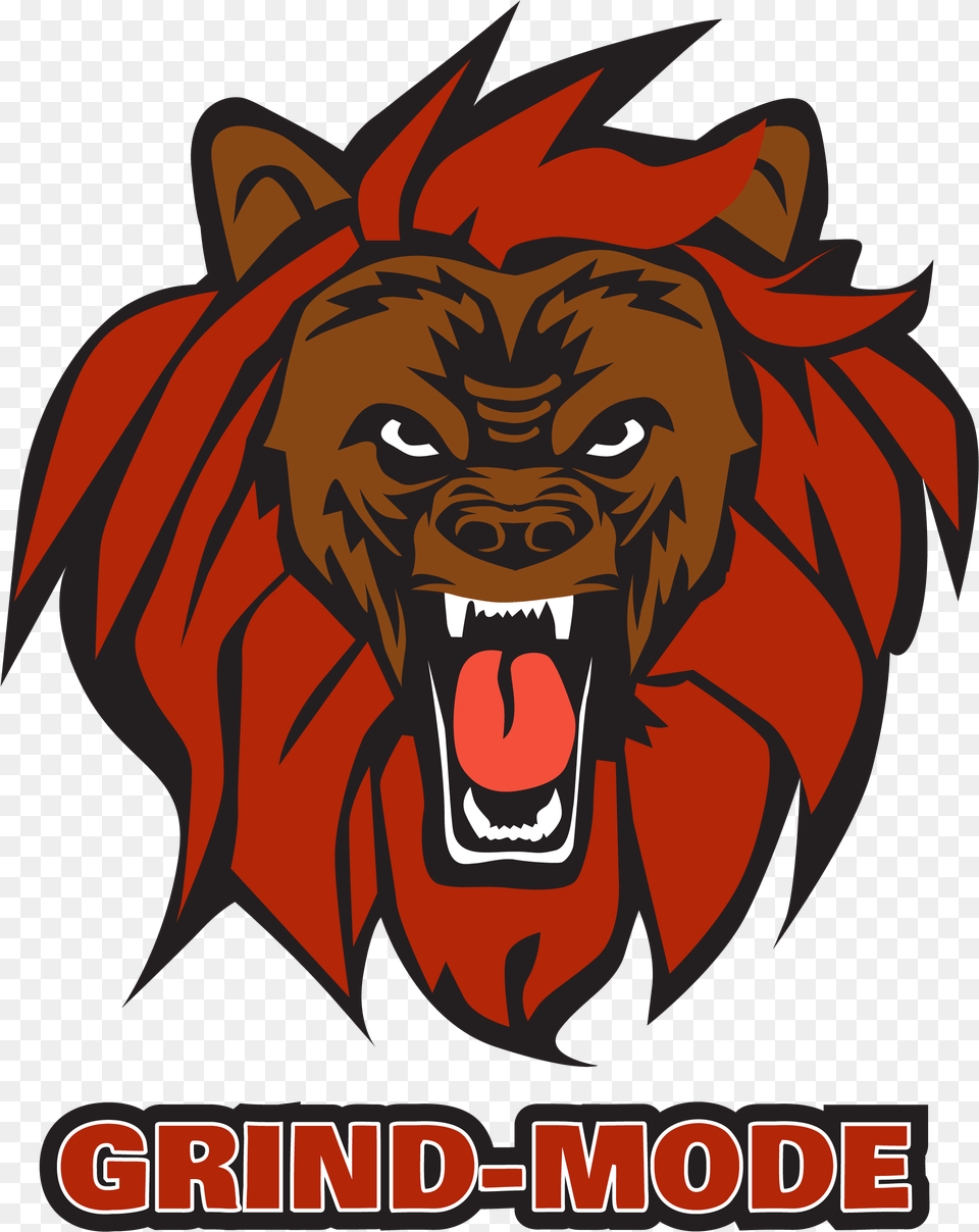 Madebypetedesignscom Grind Logo Masai Lion, Animal, Mammal, Wildlife, Baby Free Png Download