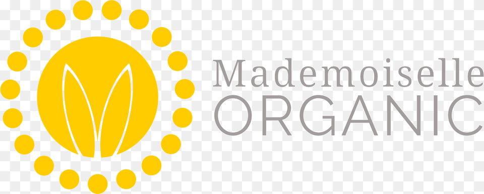 Mademoiselle Organic Logo White Circle, Outdoors, Lighting Free Png Download