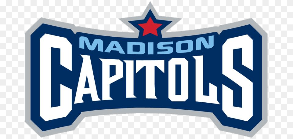 Madison Capitols Text Logo, Scoreboard, Symbol, Badge Png