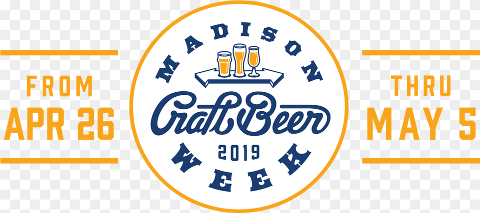 Madison Craft Beer Week Madison Craft Beer Week 2018, Logo, Alcohol, Beverage, Lager Free Png Download