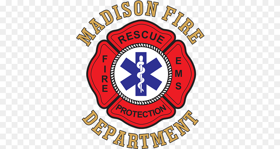 Madison Fire Department Language, Badge, Emblem, Logo, Symbol Free Png