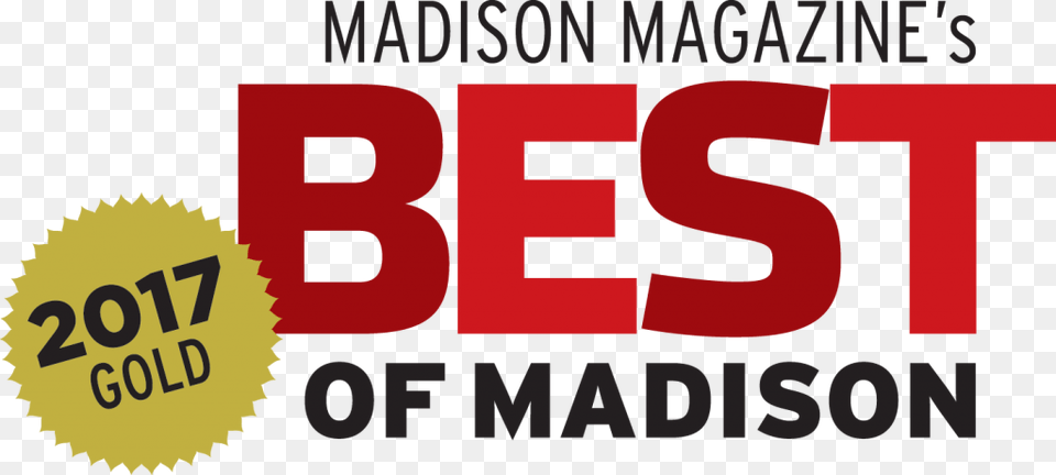 Madison Magazine S Best Of Madison 2017 Gold Award Best Of Madison Gold 2019, Logo, Text Png Image