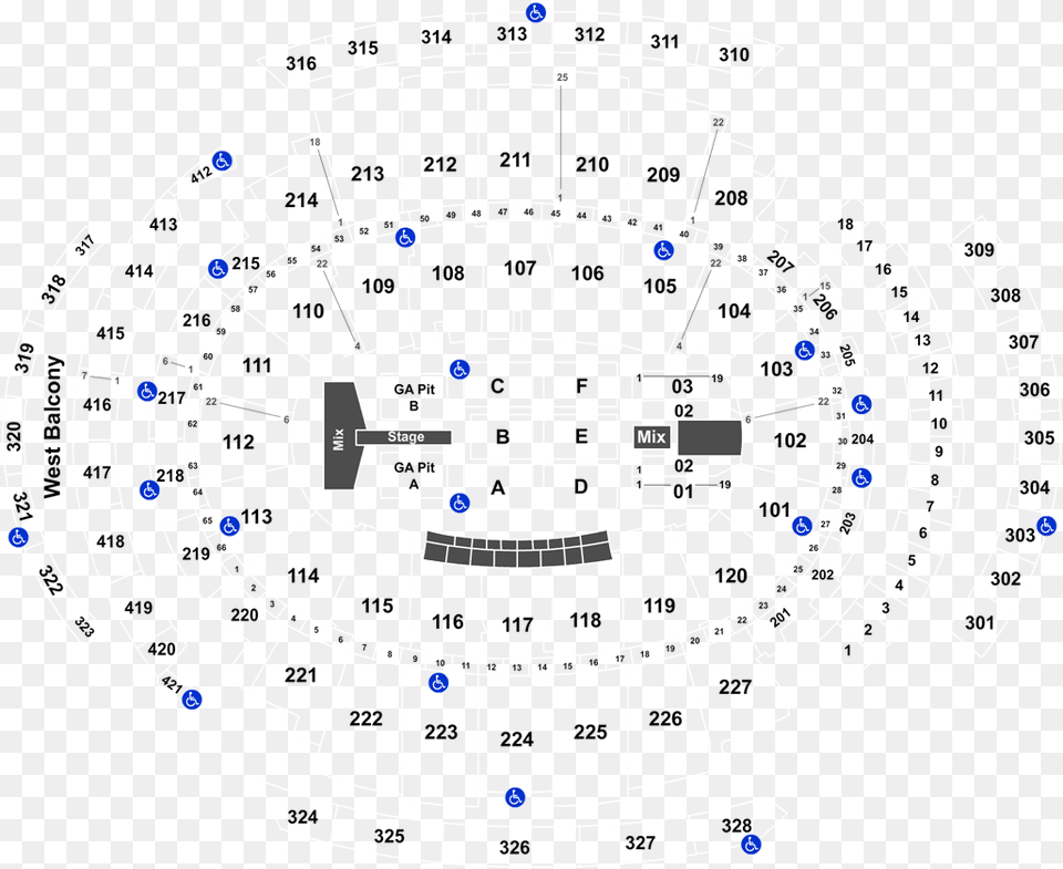 Madison Square Garden General Admission Floor, Cad Diagram, Diagram Png Image