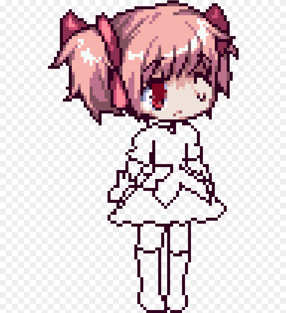 Madoka Magica Pixel Art, Baby, Person Free Png