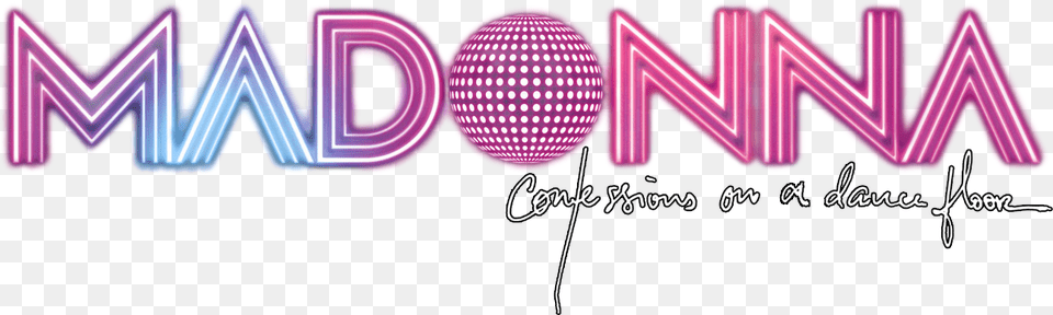 Madonna Confessions Logo Confessions On A Dance Floor, Purple, Light, Art, Graphics Free Png