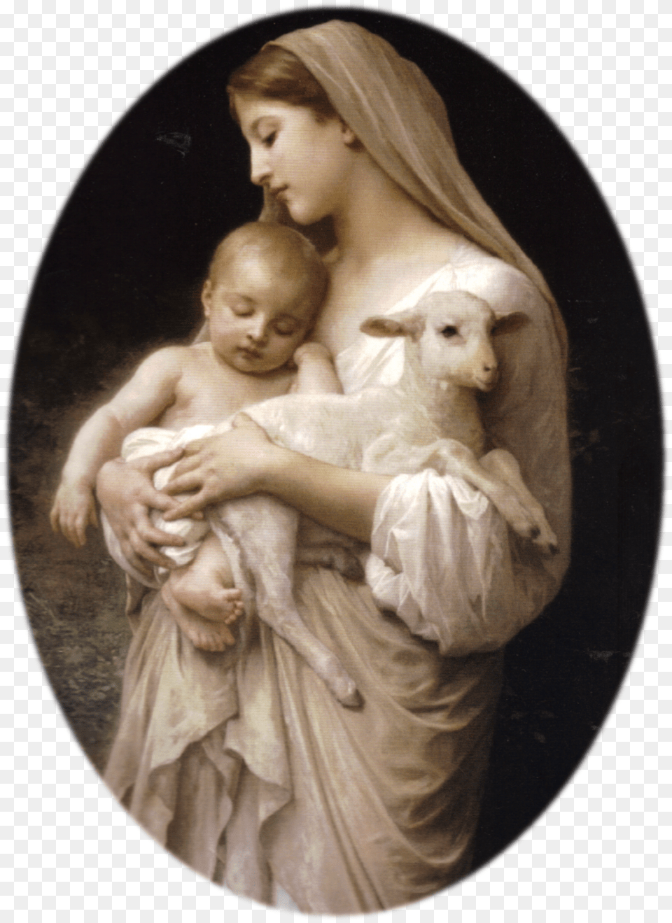 Madonna From William Adolphe Bouguereau, Painting, Art, Photography, Wedding Png Image