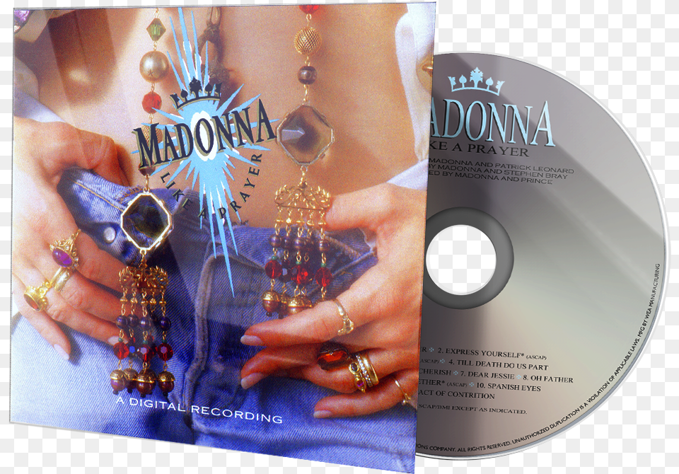 Madonna Madonna Like A Prayer Album Spotify, Accessories, Baby, Person, Disk Free Png Download
