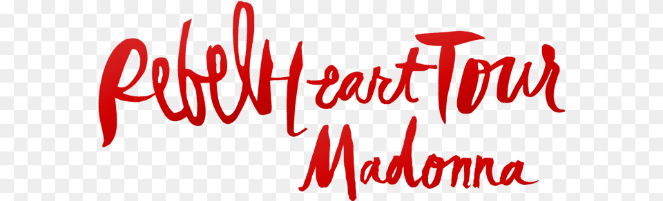 Madonna Madonna Rebel Heart Tour Logo, Text, Handwriting Free Transparent Png