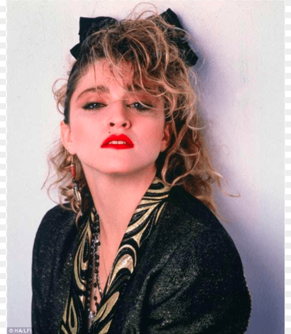 Madonna Oozes Controversy And This Rebellious Step Madonna Desperately Seeking Susan Makeup, Adult, Portrait, Photography, Person Png