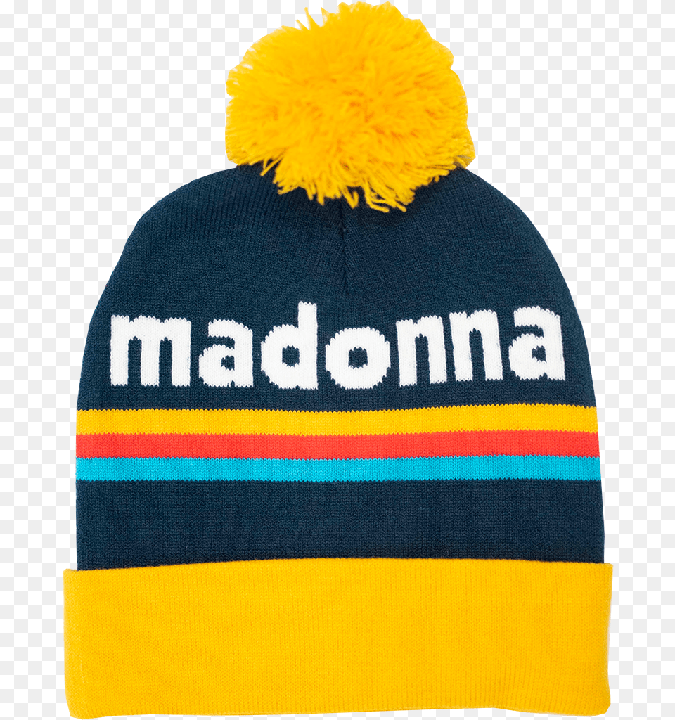 Madonna Pom Beanie, Cap, Clothing, Hat, Adult Png