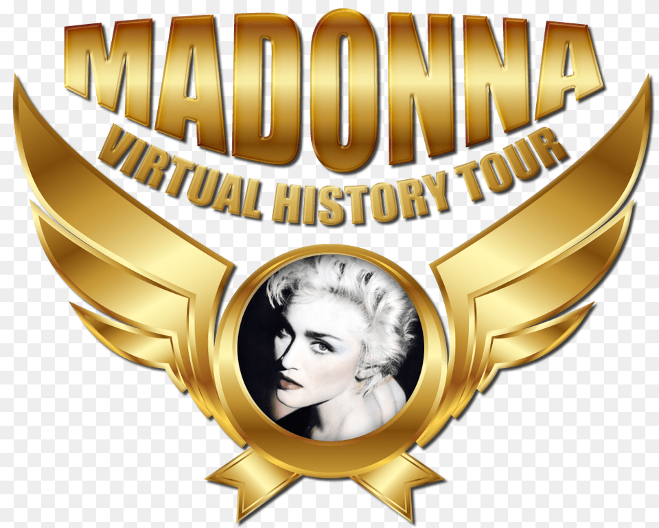 Madonna Vht Illustration, Badge, Logo, Symbol, Adult Free Png Download
