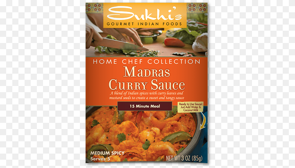Madras Curry Sauce Indian Cuisine, Advertisement, Poster, Food, Knife Png