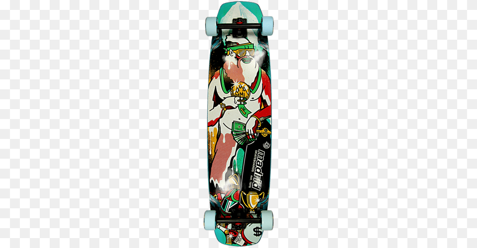 Madrid Yeti Premium Freeride Complete Madrid Longboards Uk, Skateboard Png