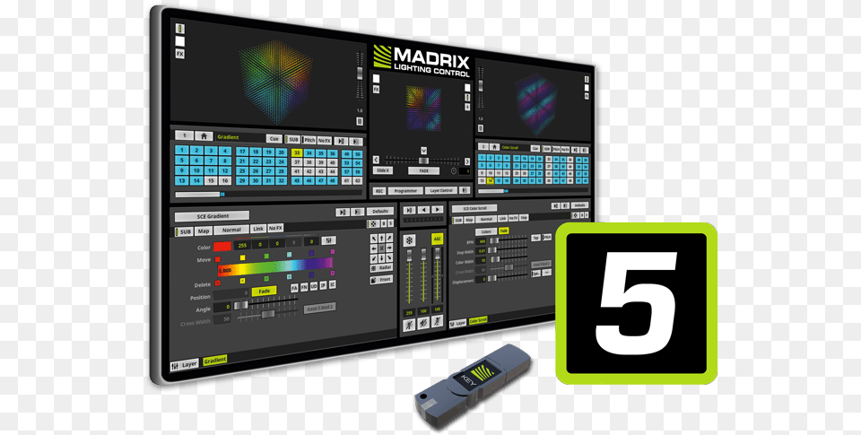 Madrix Lighting Control Support Madrix 5, Computer Hardware, Electronics, Hardware, Monitor Free Png
