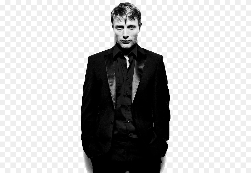 Mads Mikkelsen Clipart Hannibal Season 1 Poster, Tuxedo, Suit, Portrait, Photography Free Png Download