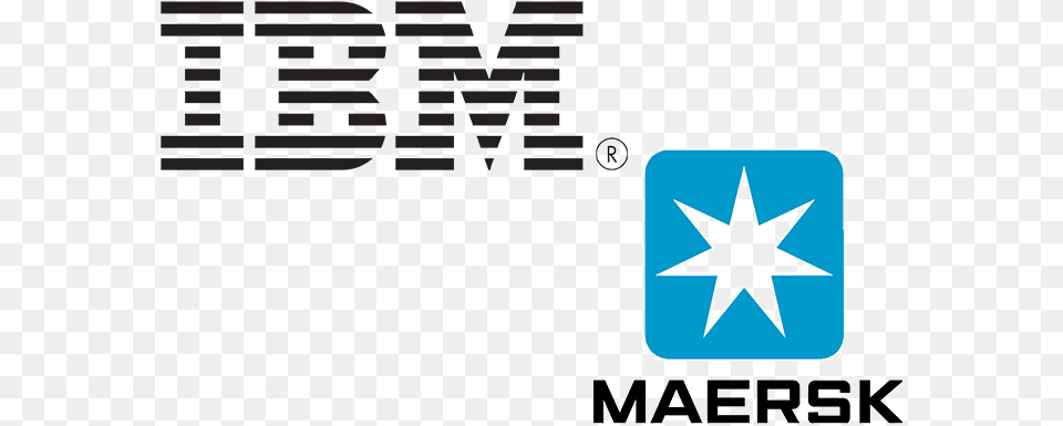 Maersk And Ibm To Develop Global Trade And Supply Chain 2m Alliance, Star Symbol, Symbol Free Png