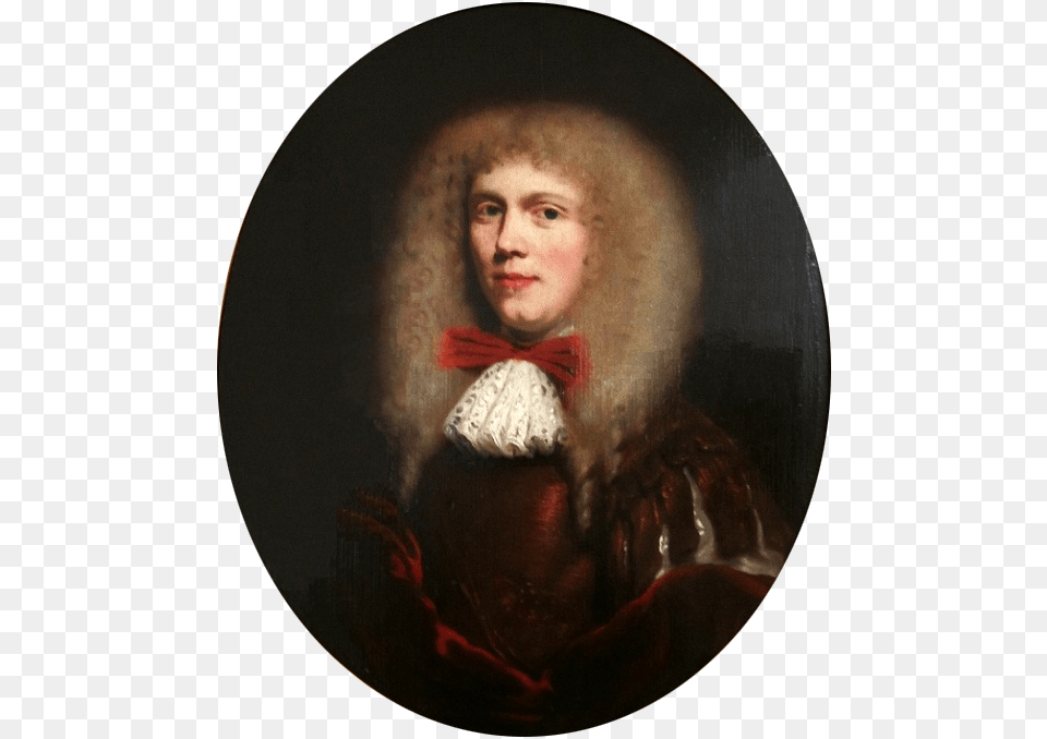 Maes Portrait Of A Man In A Wig Nicolaes Maes, Painting, Art, Face, Head Png Image