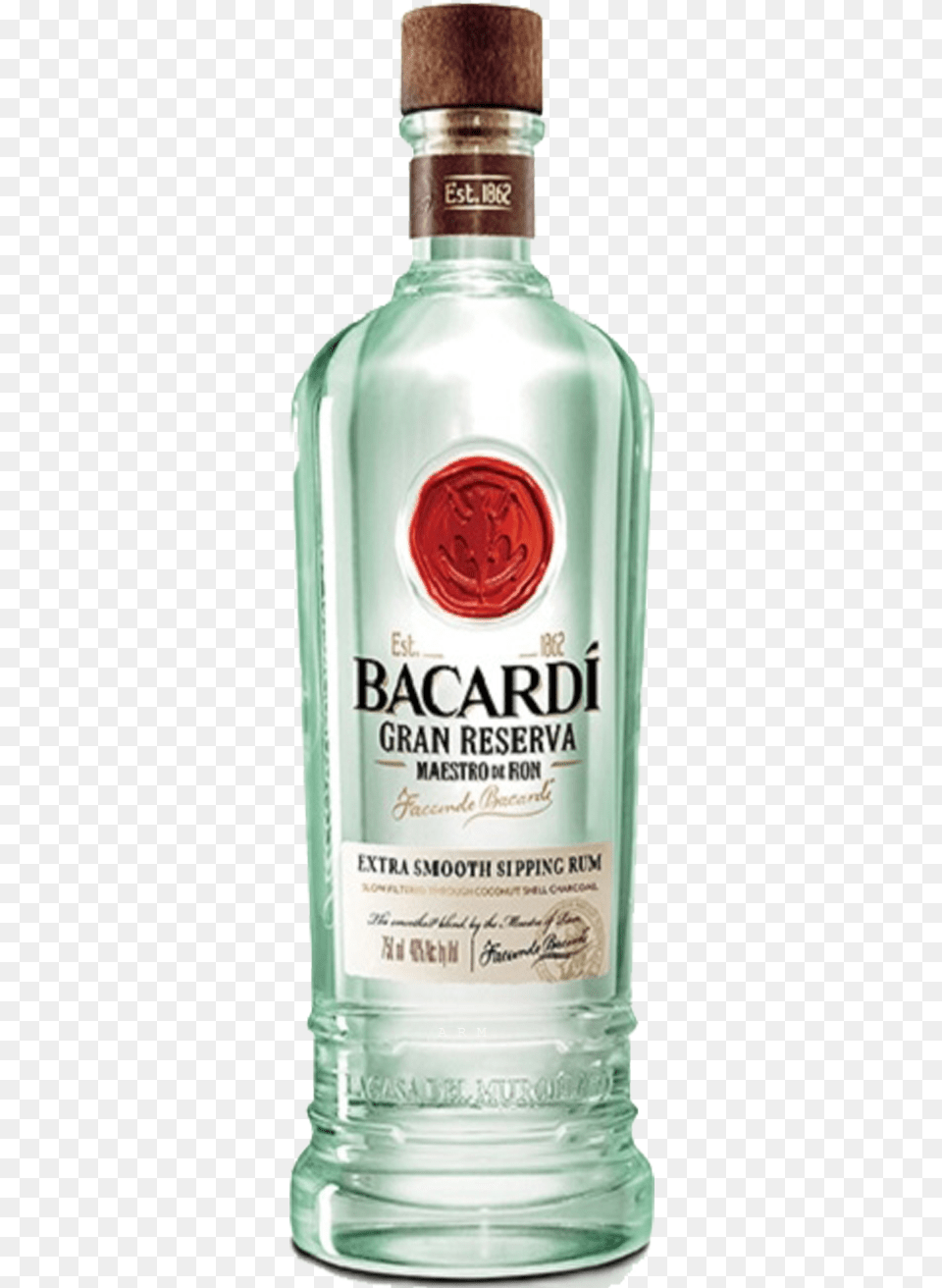 Maestro Rum Bacardi Gran Reserva Extra Smooth Sipping Rum, Alcohol, Beverage, Gin, Liquor Png Image