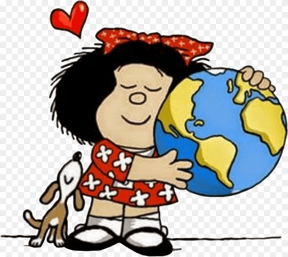 Mafalda Con Un Corazon, Baby, Person, Face, Head Png Image