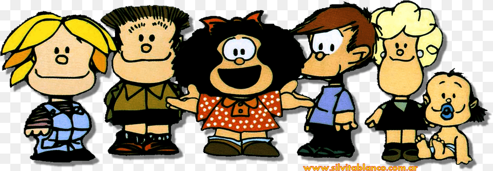 Mafalda Y Sus Amigos Dibujos De Mafalda Y Sus Amigos, Book, Comics, Publication, Baby Free Transparent Png