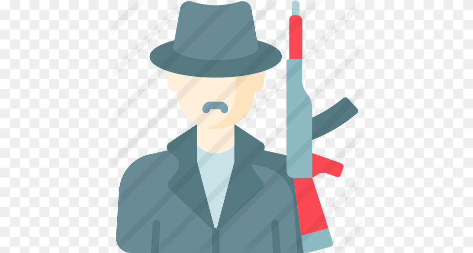 Mafia Illustration, Weapon, Rifle, Firearm, Gun Free Png