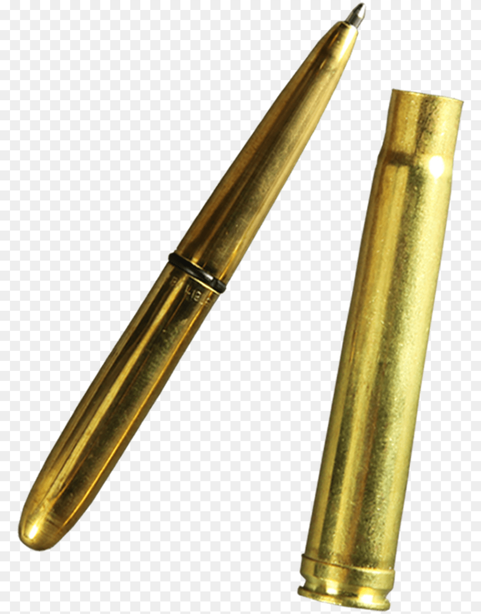 Mag Brass Bullet Pen Black Ink Pen, Ammunition, Weapon Free Png