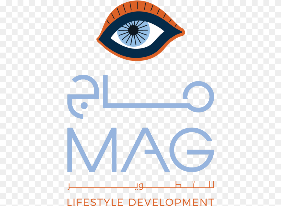 Mag Eye Townhouses At Meydan Dubai Logo Mag Lifestyle Development Logo, Advertisement, Poster, Gas Pump, Machine Png