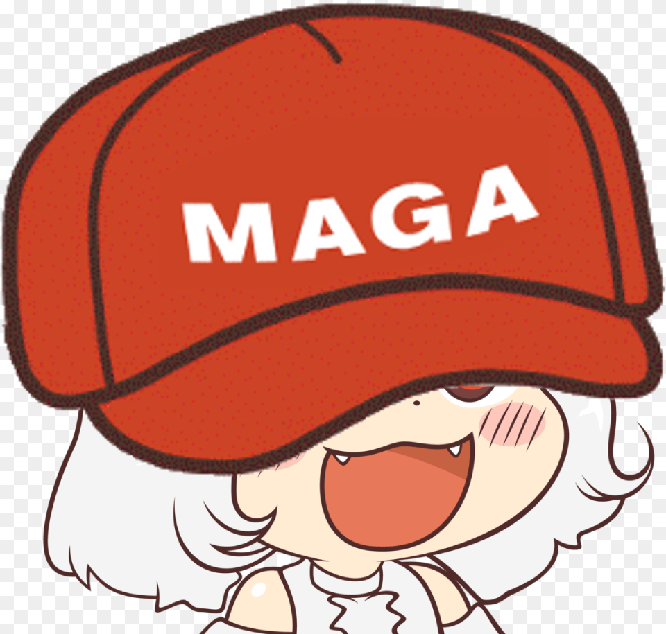 Maga Cartoon Cheek Headgear Touhou Momiji Meme, Baseball Cap, Cap, Clothing, Hat Free Png