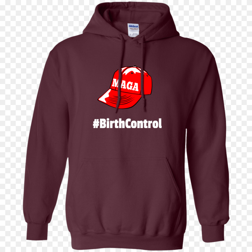 Maga Hat Equals Birth Control Hoodie The Crabby Liberal, Clothing, Hood, Knitwear, Sweater Free Png