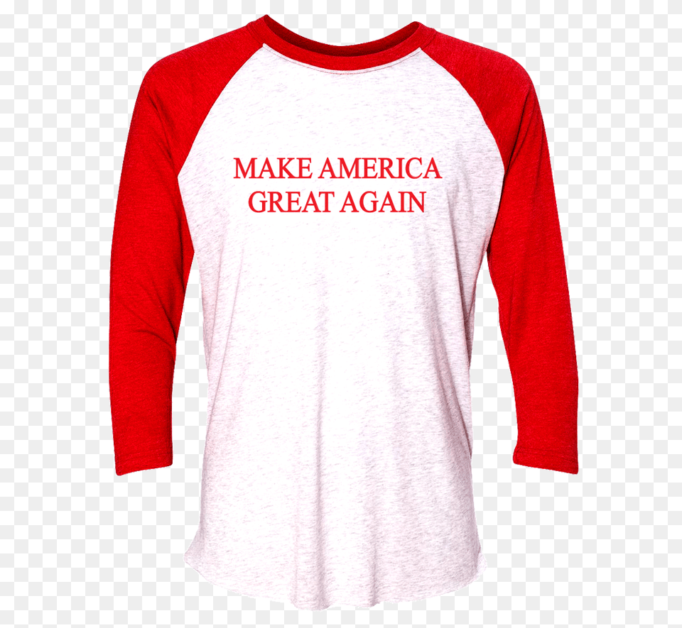 Maga Raglan Its On A Tee, Clothing, Long Sleeve, Shirt, Sleeve Png