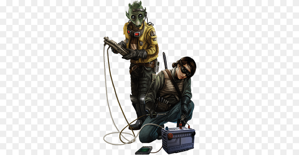 Magali Villeneuve Star Wars Star Wars Human Mechanic, Adult, Male, Man, Person Free Png Download