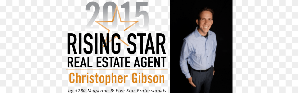 Magazine Five Star Real Estate Agent Denver Realtor Five Star Professional Rising Star, Shirt, Clothing, Dress Shirt, Person Png Image