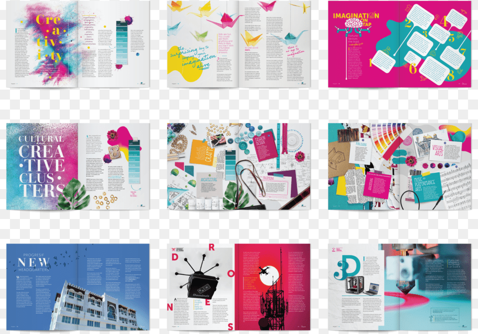 Magazine Flatlayspreads Creativity Download, Advertisement, Poster, Publication, Book Free Transparent Png
