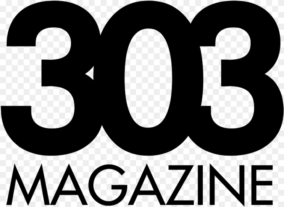 Magazine Logo White 303 Magazine, Gray Png Image