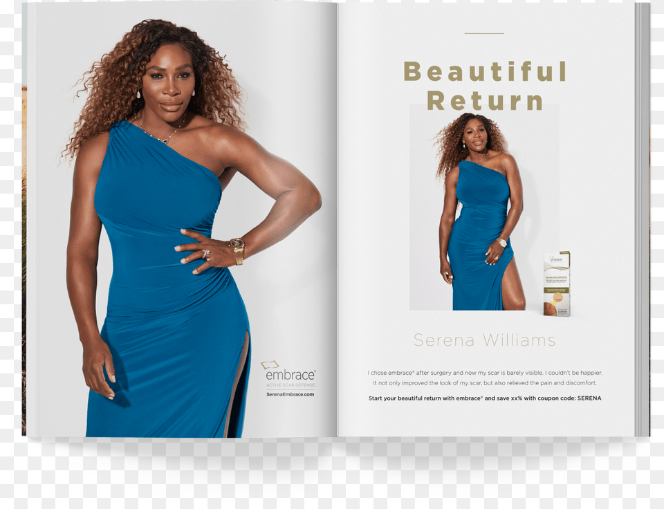 Magazine Mockup Glamour Cocktail Dress, Adult, Person, Formal Wear, Female Png