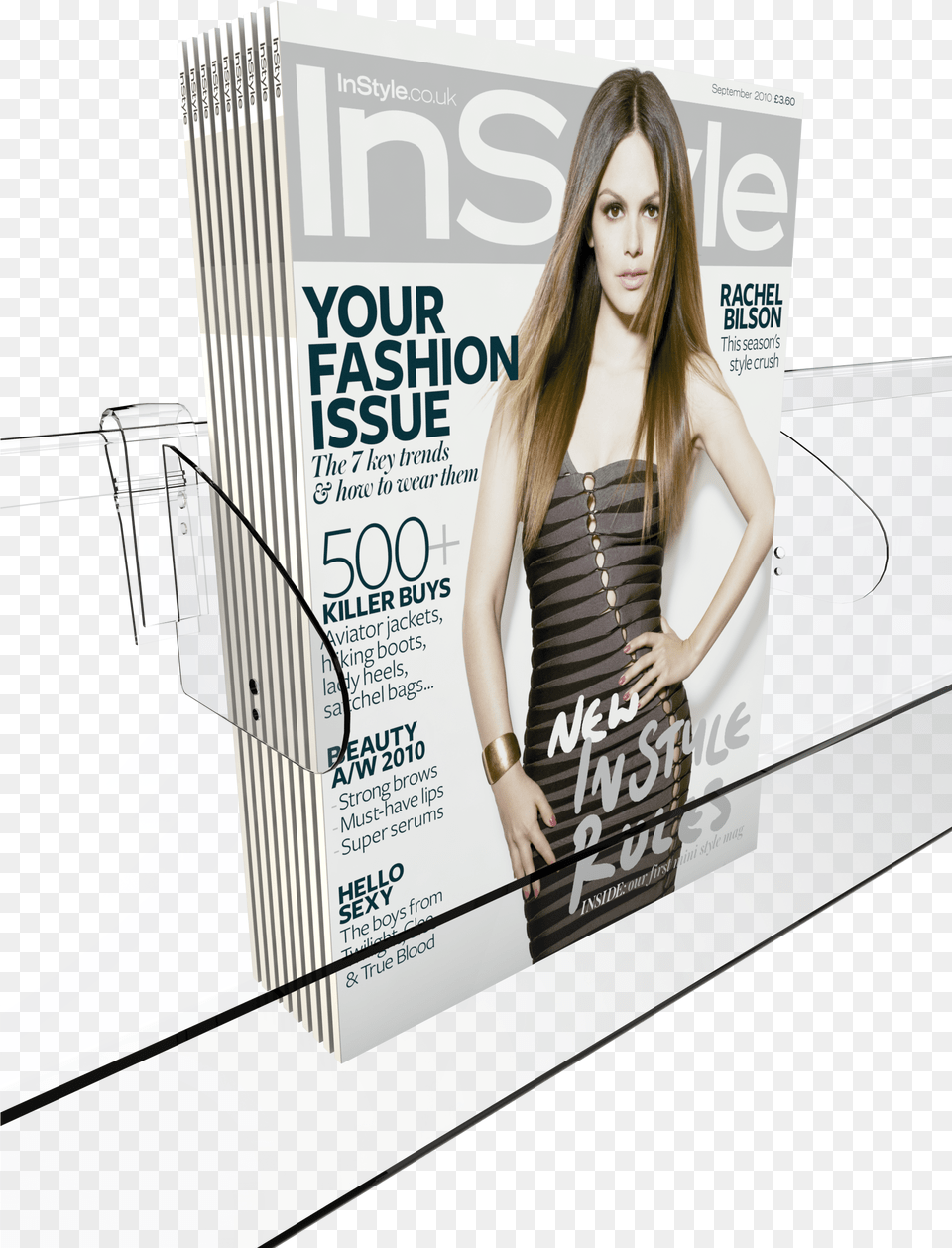 Magazine Shelf Dividers With Magazine, Advertisement, Publication, Poster, Woman Png Image