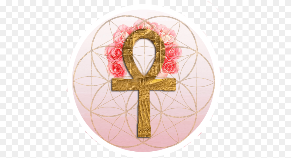 Magdalena Rising A Journey Into The Heart Of Rose Mary Magdalene Rose Symbol, Cross, Gold, Text Free Transparent Png