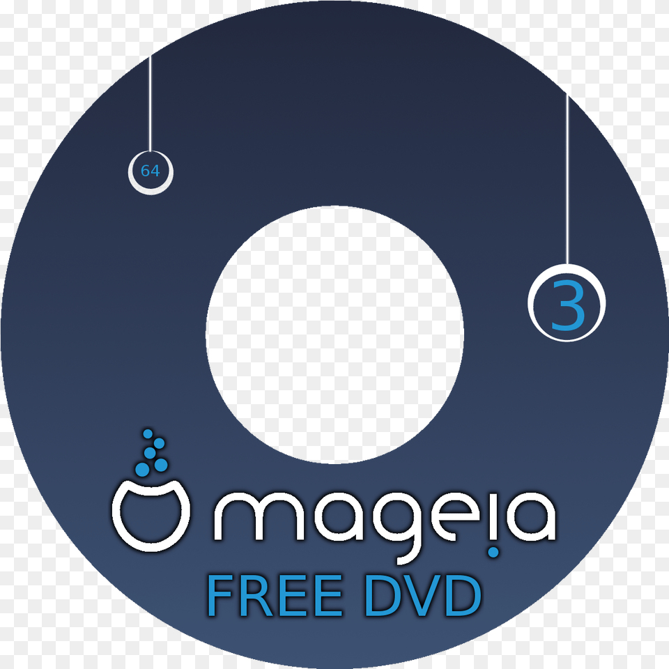 Mageia 3 64bit Dvd Circle, Disk Free Png Download