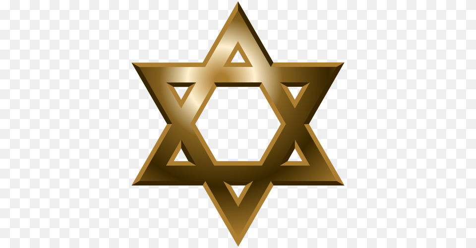 Magen David, Star Symbol, Symbol, Gold Png